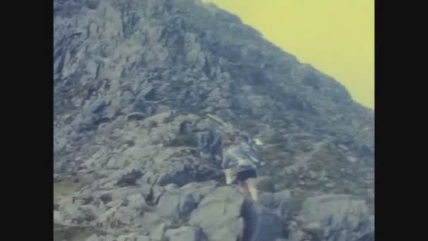 Helvellyn United Kingdom August 1962 Helvellyn Mountain Landscape — Stockvideo