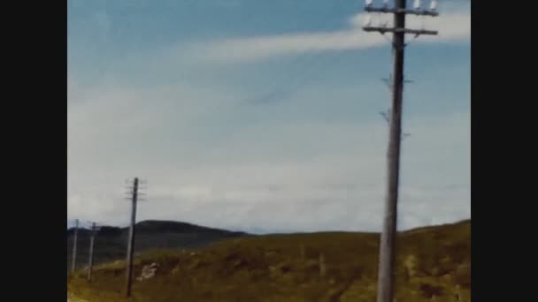 Scotland Reino Unido Junio 1961 Paisaje Las Tierras Altas Escocia — Vídeo de stock