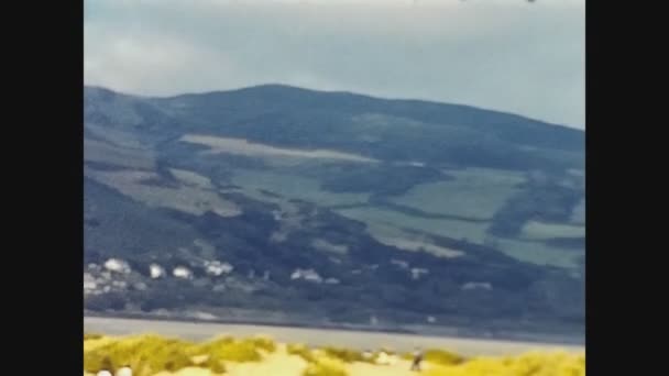 Jersey United Kingdom August 1960 Jersey Island Beach Landscape — Stock Video