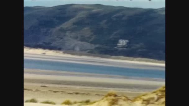 Jersey United Kingdom August 1960 Jersey Island Beach Landscape — Stockvideo