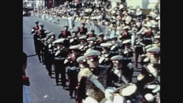 Jersey Royaume Uni Août 1960 Jersey Bataille Des Fleurs Scène — Video