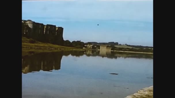 Lawrenny United Kingdom 1966 Carew River Lawrenny Quay Pembrokeshire Wales — стокове відео