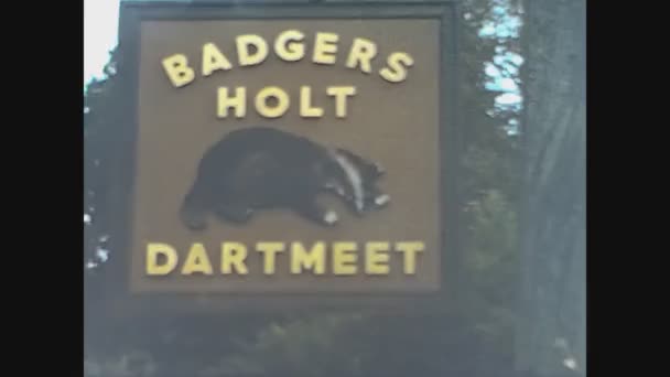 Dartmouth United Kingdom 1967 Badgers Holt Dartmeet — Stockvideo