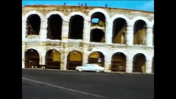 Verona Italy May 1962 Arena Verona — Stock Video