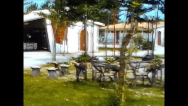 Peschiera Del Garda Itálie Červen 1962 Kempování Jezeře Garda Letech — Stock video