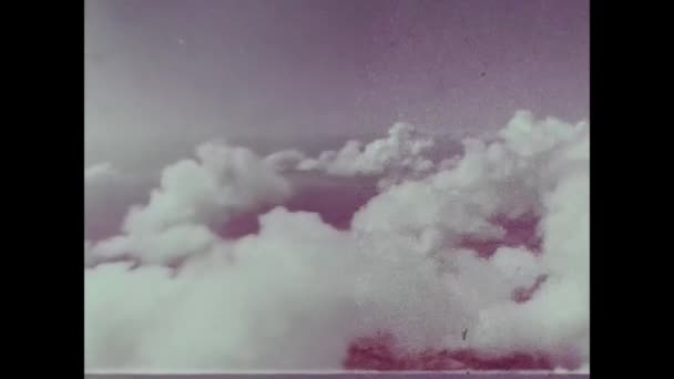 Rome Italy May 1964 Clouds Sky — Wideo stockowe