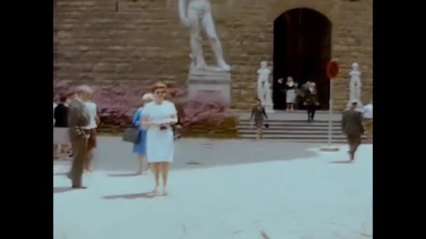 Rome Italie Mai 1964 Touristes Calèche Dans Les Rues Rome — Video