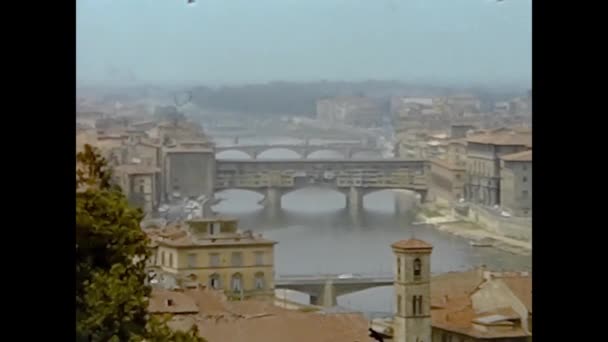 Rome Italie Mai 1964 Rome Vue Aérienne Dans Les Années — Video