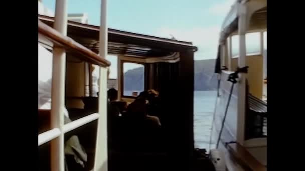 Naples Italy Hazi Ran 1964 Larda Napoli Körfezi Nde Seyahet — Stok video