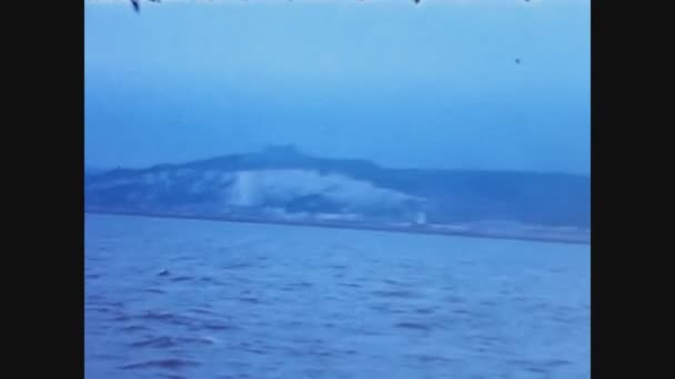Como Lake Italia Septiembre 1964 Navegar Por Lago Como Los — Vídeo de stock