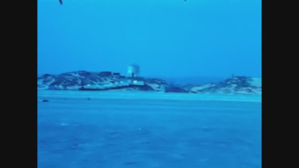 Como Lake Włochy Wrzesień 1964 Nawigacja Jeziorze Como Latach Tych — Wideo stockowe