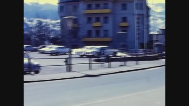 Interlaken Suiza Octubre 1969 Viajar Por Las Carreteras Suizas Los — Vídeo de stock