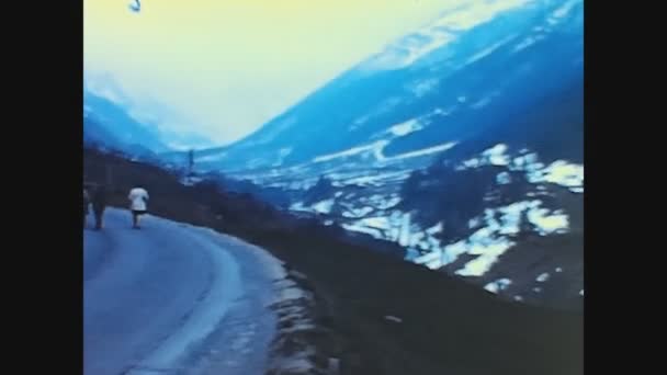 Interlaken Switzerland Október 1969 Utazás Svájci Utakon Években — Stock videók