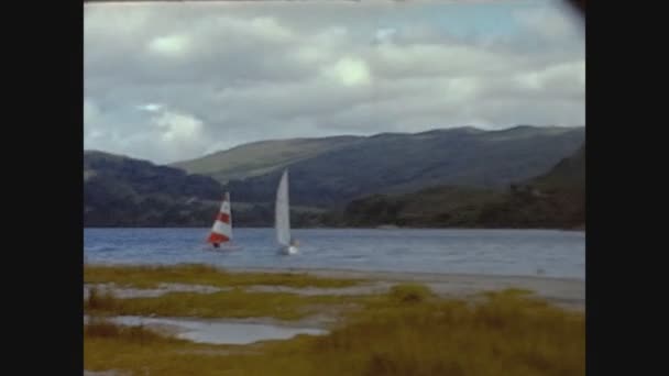 Lake District United Kingdom May 1967 Glenridding Landscape Lake District — Stockvideo