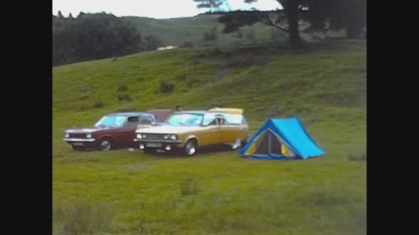 Distrito Del Lago Reino Unido Mayo 1967 Carpas Camping Distrito — Vídeos de Stock