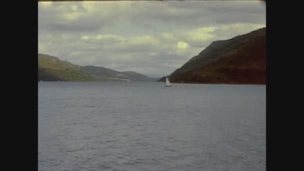 Озерный Край Объединенный Кингдом 1967 Гленридинг Ландшафта Районе Озера Годах — стоковое видео