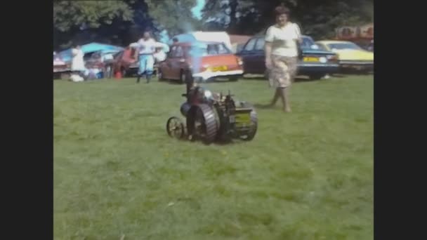 North Folk Railway Royaume Uni Juillet 1972 Modèle Tracteur Vapeur — Video