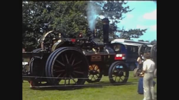 North Folk Railway United Kingdom July 1972 Steam Tractor Festival — Stock Video