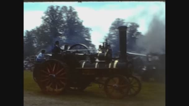 North Folk Railway United Kingdom July 1972 Steam Tractor Festival — Wideo stockowe