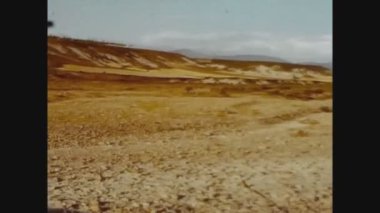 St. CILIA de JACA, İspanya Mayıs 1968: 60 'larda Santa Cilia' da manzara