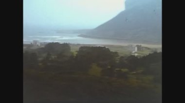 PALMA de MAJORCA, İspanya Mayıs 1968: 60 'larda Palma de Majorca Atlı Manzarası