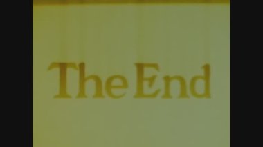 LONDON, BİRLİK KINGDOM MAYIS 1970: The End film vintage