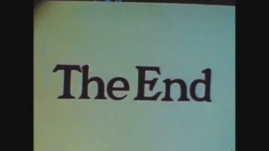 LONDON, BİRLİK KINGDOM MAYIS 1970: The End film vintage