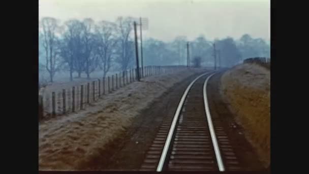 North Folk Railway United Kingdom July 1972 Rail Travel Movement — 图库视频影像