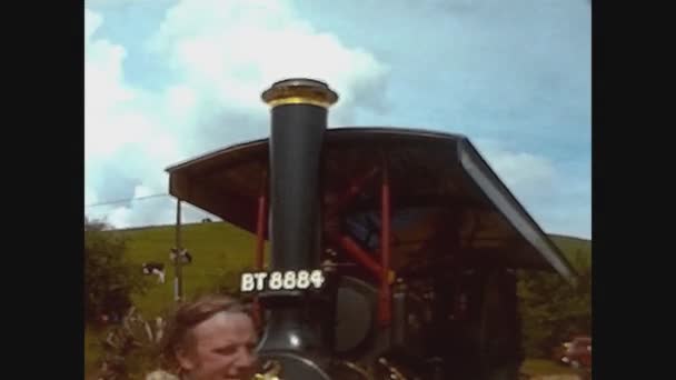 North Folk Railway United Kingdom July 1972 Steam Tractor Festival — Wideo stockowe