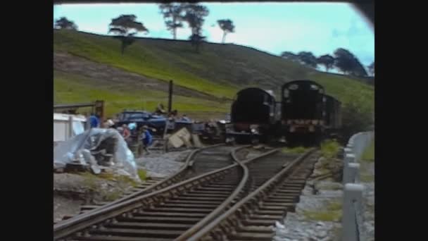 North Folk Railway United Kingdom July 1972 Railway Steam Train — Vídeo de Stock