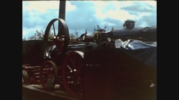 North Folk Railway United Kingdom July 1972 Steam Tractor Festival — Video Stock