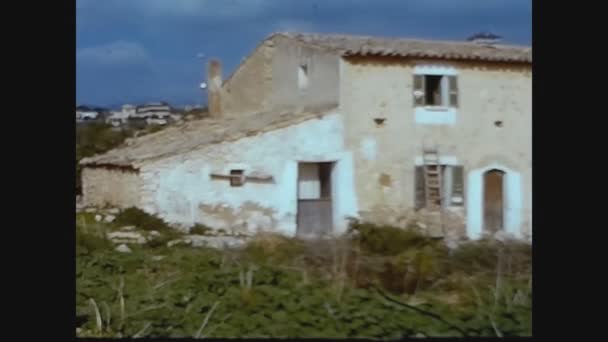 Palma Majorca España Mayo 1968 Vista Costa Palma Mallorca Los — Vídeo de stock