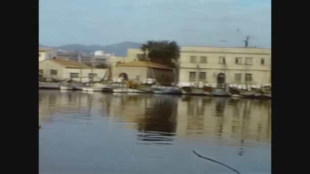 Palma Majorca Ισπανια Μάιος 1968 Άποψη Του Λιμανιού Της Πάλμα — Αρχείο Βίντεο