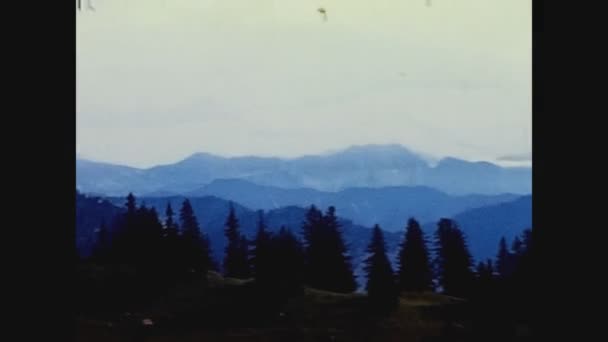 Bavarie Allemagne Juin 1969 Paysage Bavarois Dans Les Années — Video