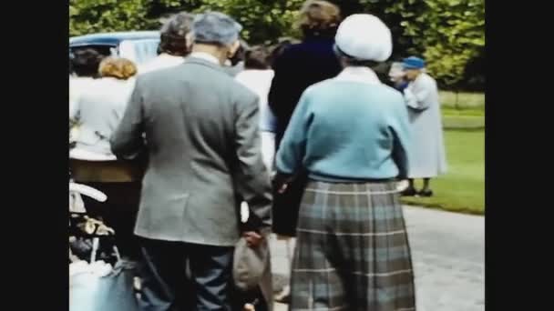 Windsor Rli Kingdom Hazi Ran 1960 Yıllarda Windsor Şatosu Nda — Stok video