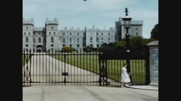 Windsor United Kingdom June 1960 Windsor Castle — Stock Video
