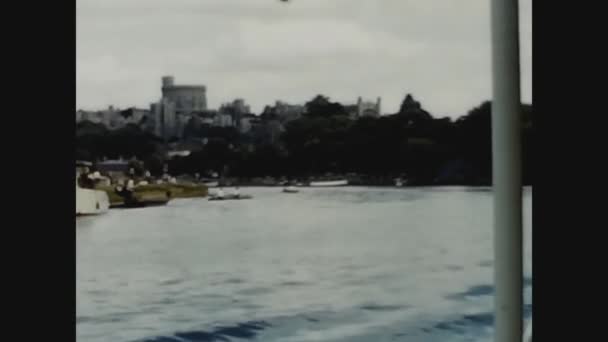 Windsor Rli Kingdom Hazi Ran 1960 Larda Windsor Nehri Sahnesi — Stok video