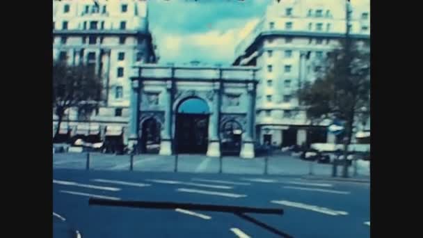 London Zjednoczone Królestwo Lipiec 1981 London Street Wiew Scene — Wideo stockowe