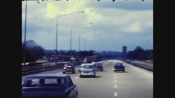Londra Regno Unito Luglio 1981 Viaggiare Gran Bretagna Autostrada Negli — Video Stock