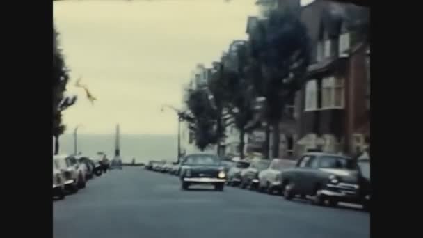 Sussex United Kingdom May 1969 Brighton Street View Scene — Stockvideo