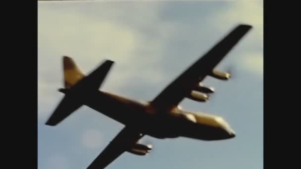 Wernervale United Kingdom June 1969 Aerobatic Thrills Show — Stock Video