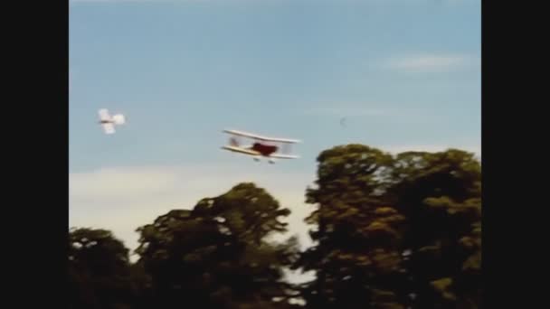 Wernervale United Kingdom June 1969 Aerobatic Thrills Show — Video Stock