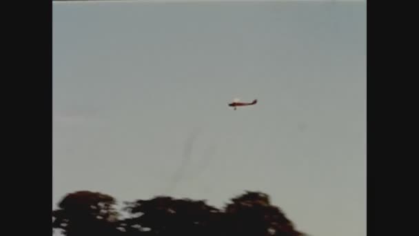 Wernervale Verenigd Koninkrijk Juni 1969 Aerobatic Thrills Show — Stockvideo