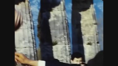 ROME, ITALY HAZİRAN 1968: 60 'larda Roma' da Foro Imperiale