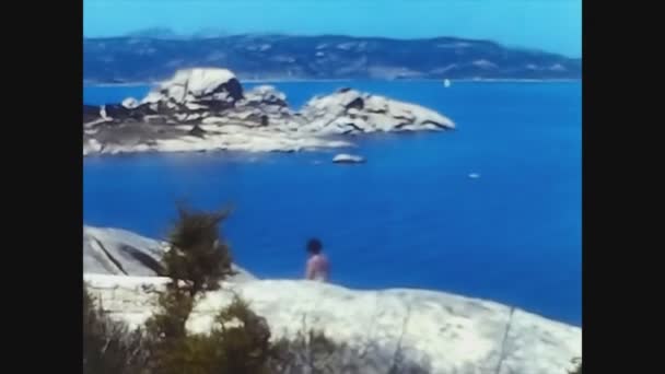 Quartu Sant Elena Talya Haziran 1981 Lerde Güney Sardunya Kıyı — Stok video