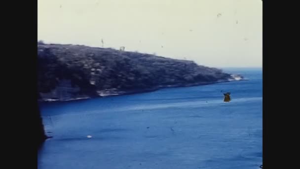 Civitavecchia Italien Juni 1968 Civitavecchia Luftaufnahme Den 60Er Jahren — Stockvideo