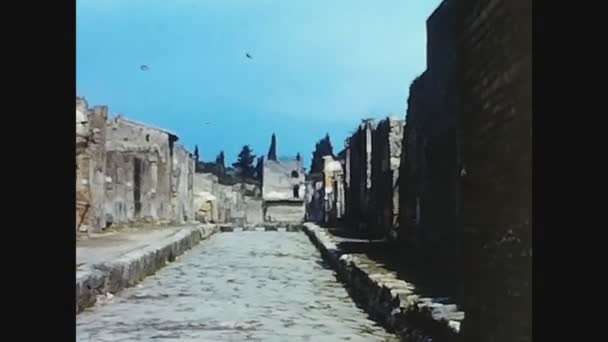 Roma Italia Junio 1968 Foro Imperiale Roma Los Años — Vídeo de stock