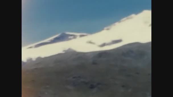 Dolomiter Italien Maj 1969 Familjesemester Bergsvandring Talet — Stockvideo