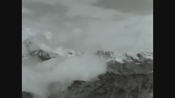 Dolomites Italia Junio 1967 Paisaje Lacustre Los Alpes Los Años — Vídeos de Stock