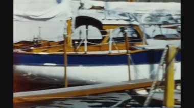 GÜZEL, FRANSA Mayıs 1954: 1950 'lerde Nice Limanı